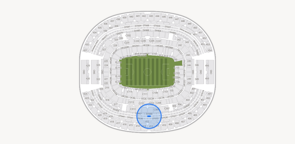 AT&T Stadium Seating Chart