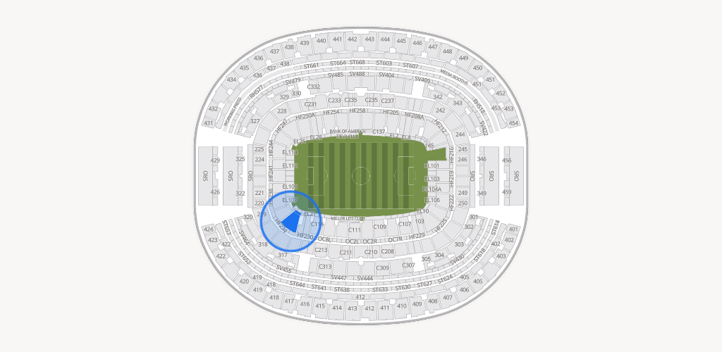 AT&T Stadium Seating Chart