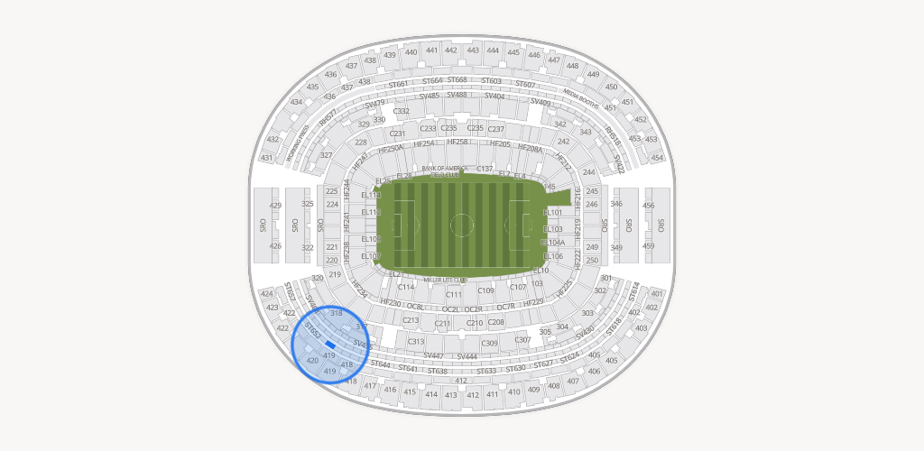 AT&T Stadium Seating Chart