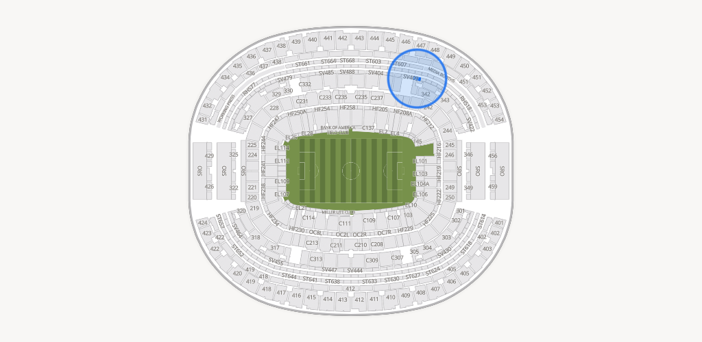 AT&T Stadium Seating Chart