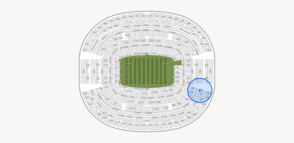AT&T Stadium Seating Chart