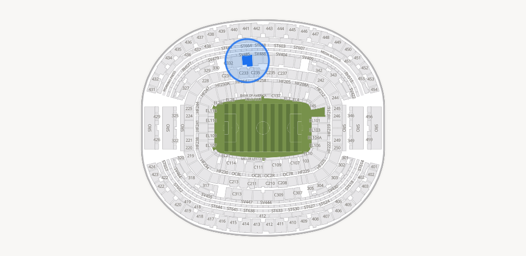 AT&T Stadium Seating Chart