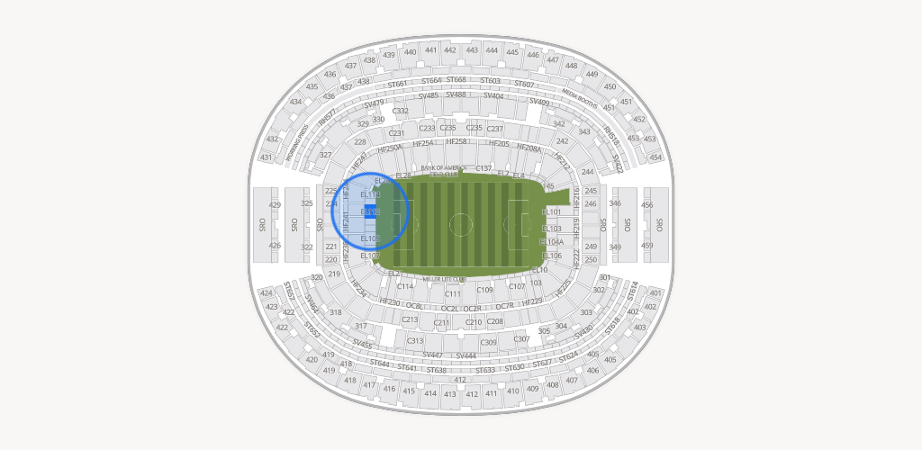 AT&T Stadium Seating Chart