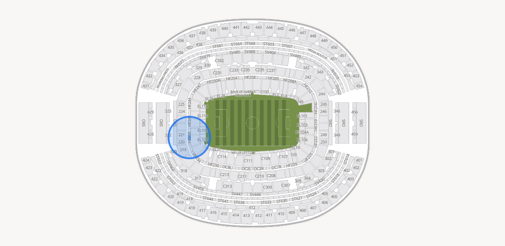 AT&T Stadium Seating Chart
