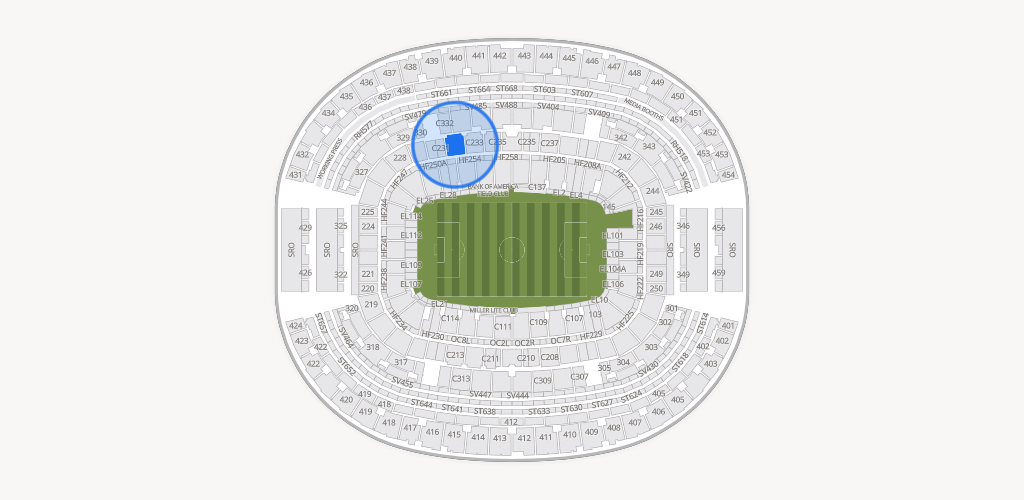 AT&T Stadium Seating Chart