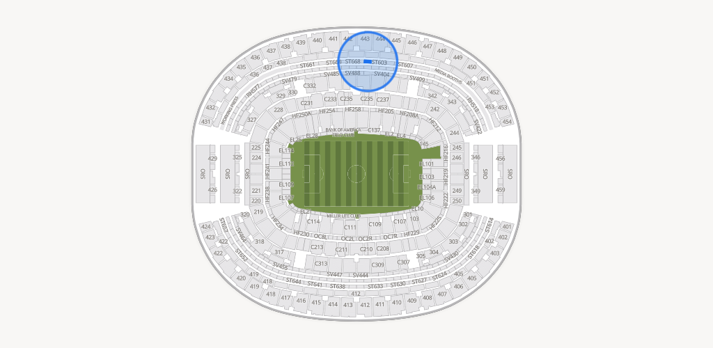 AT&T Stadium Seating Chart