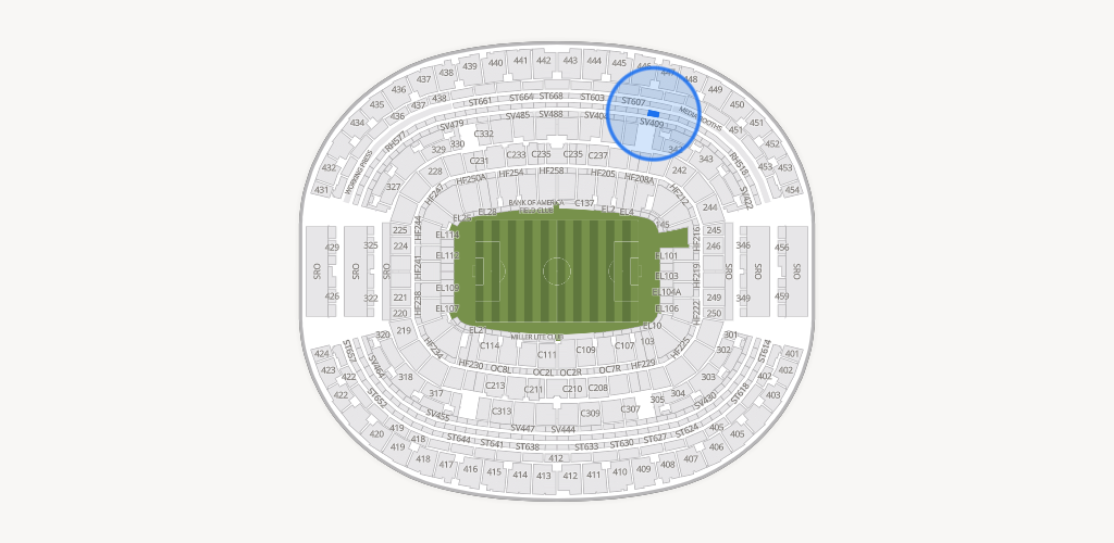 AT&T Stadium Seating Chart