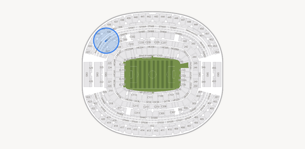 AT&T Stadium Seating Chart