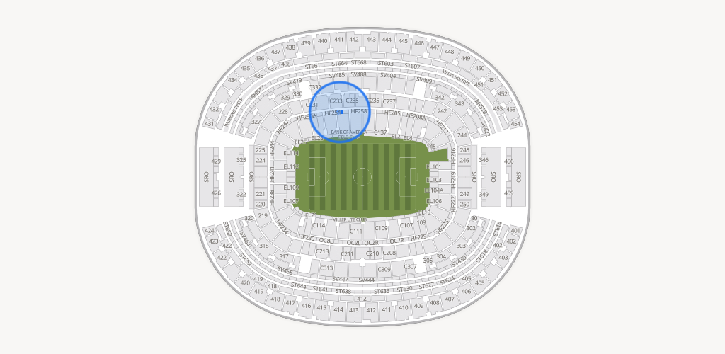AT&T Stadium Seating Chart