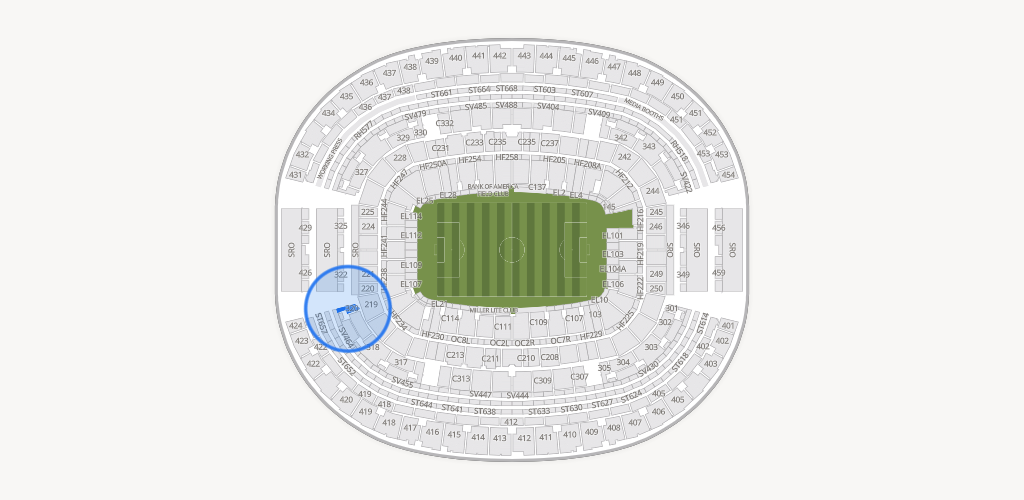 AT&T Stadium Seating Chart