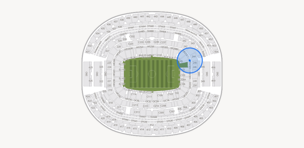 AT&T Stadium Seating Chart