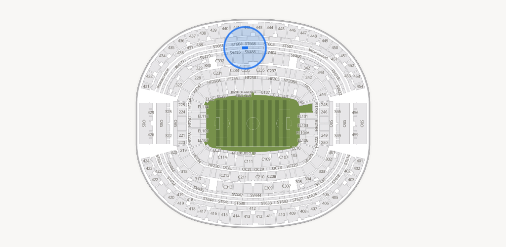 AT&T Stadium Seating Chart