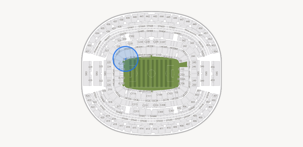 AT&T Stadium Seating Chart