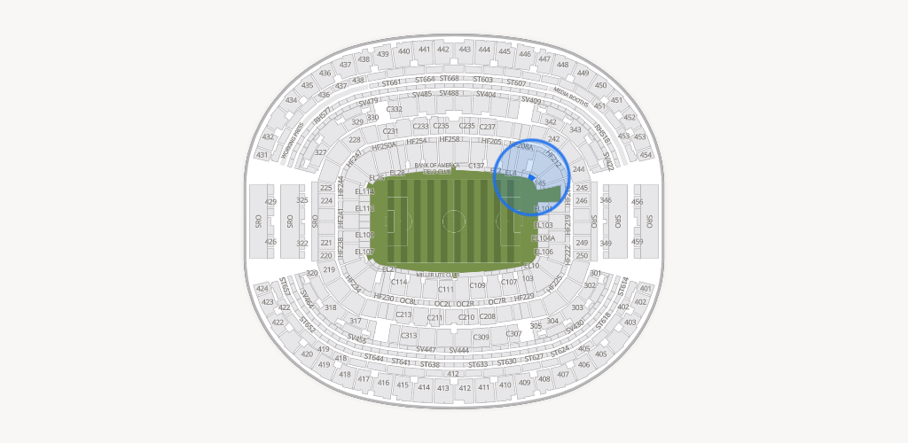 AT&T Stadium Seating Chart