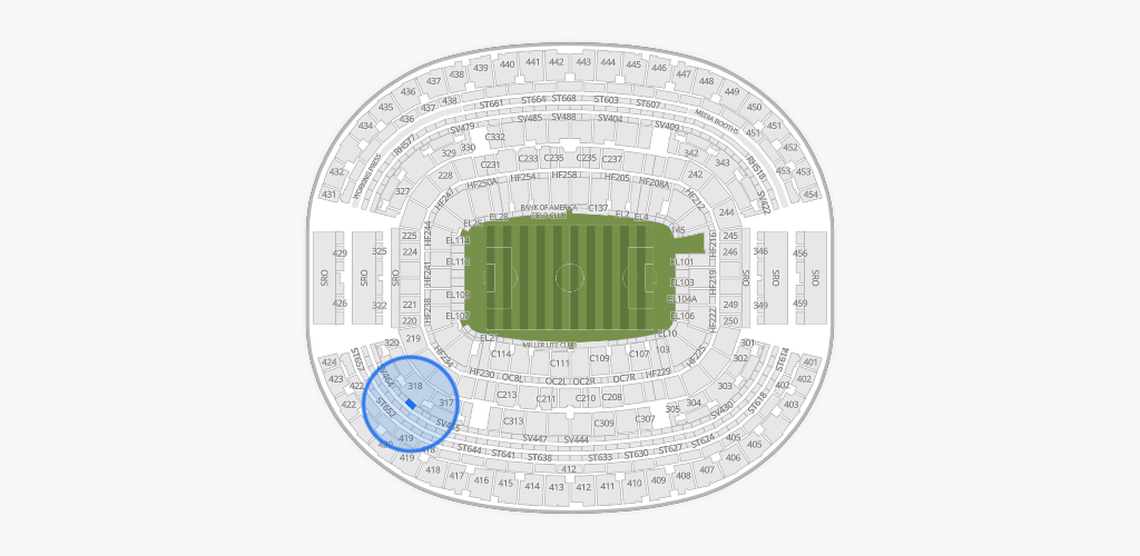 AT&T Stadium Seating Chart