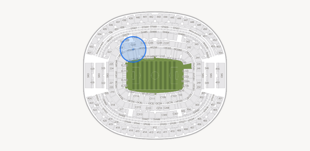 AT&T Stadium Seating Chart