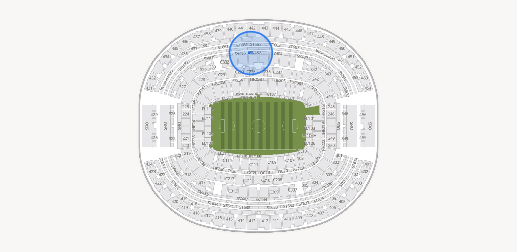 AT&T Stadium Seating Chart