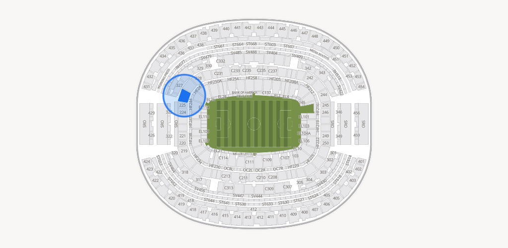 AT&T Stadium Seating Chart