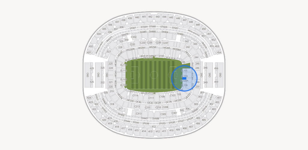 AT&T Stadium Seating Chart