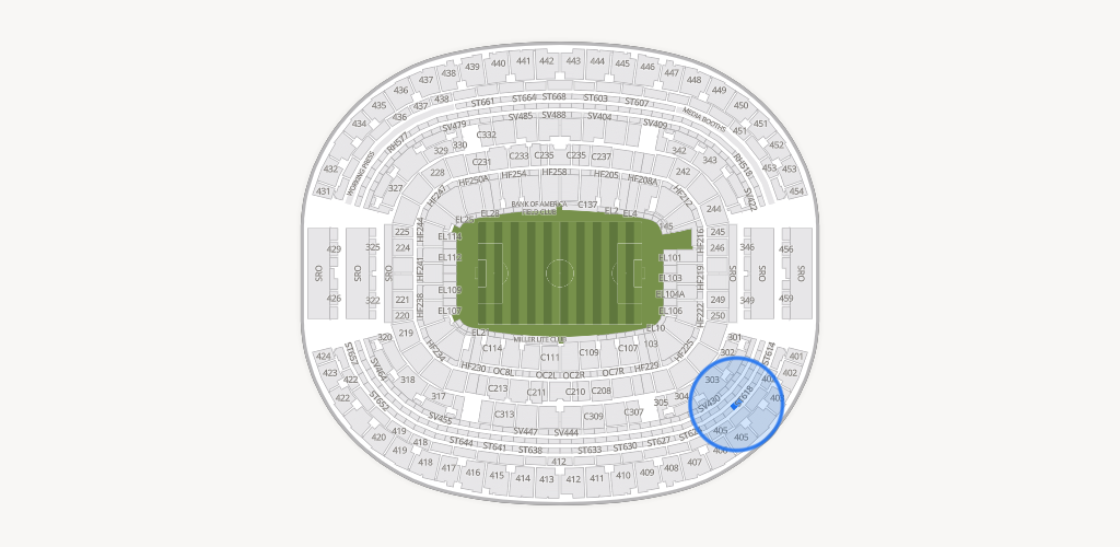 AT&T Stadium Seating Chart