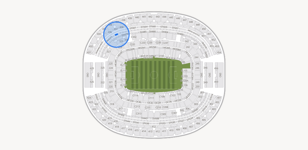 AT&T Stadium Seating Chart