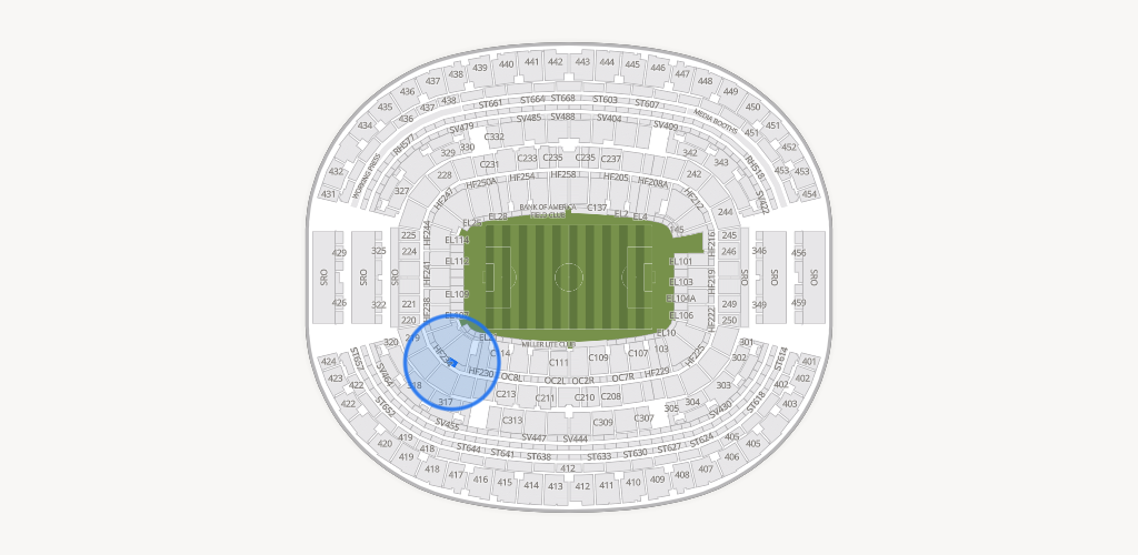 AT&T Stadium Seating Chart