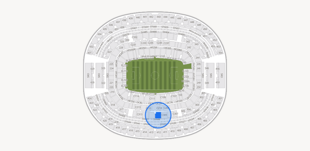 AT&T Stadium Seating Chart