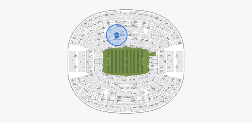 AT&T Stadium Seating Chart