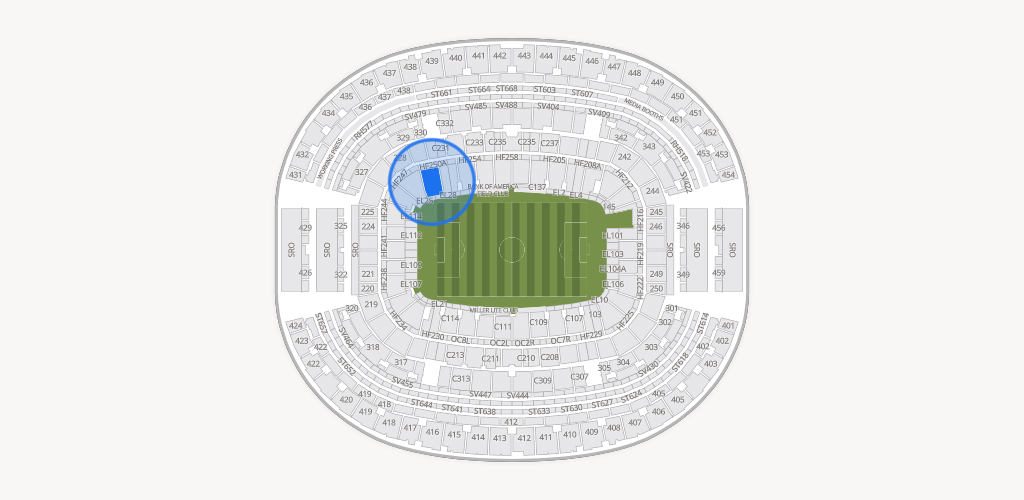 AT&T Stadium Seating Chart