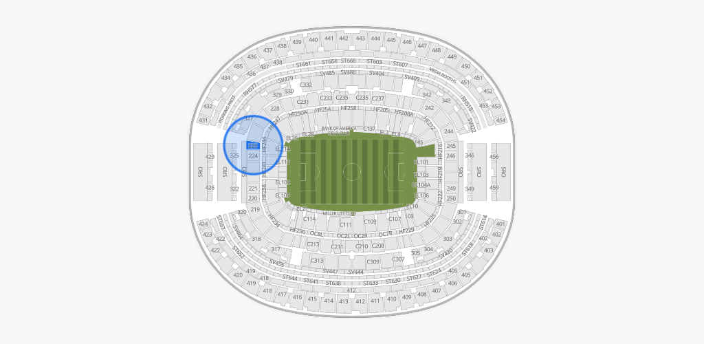 AT&T Stadium Seating Chart