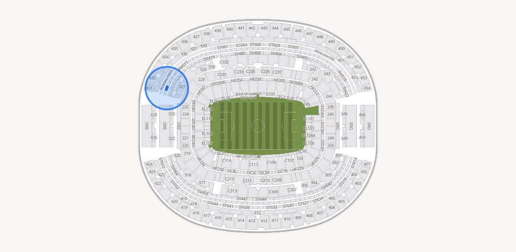 AT&T Stadium Seating Chart