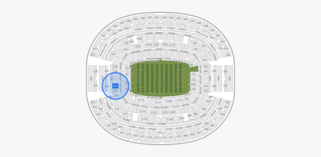 AT&T Stadium Seating Chart