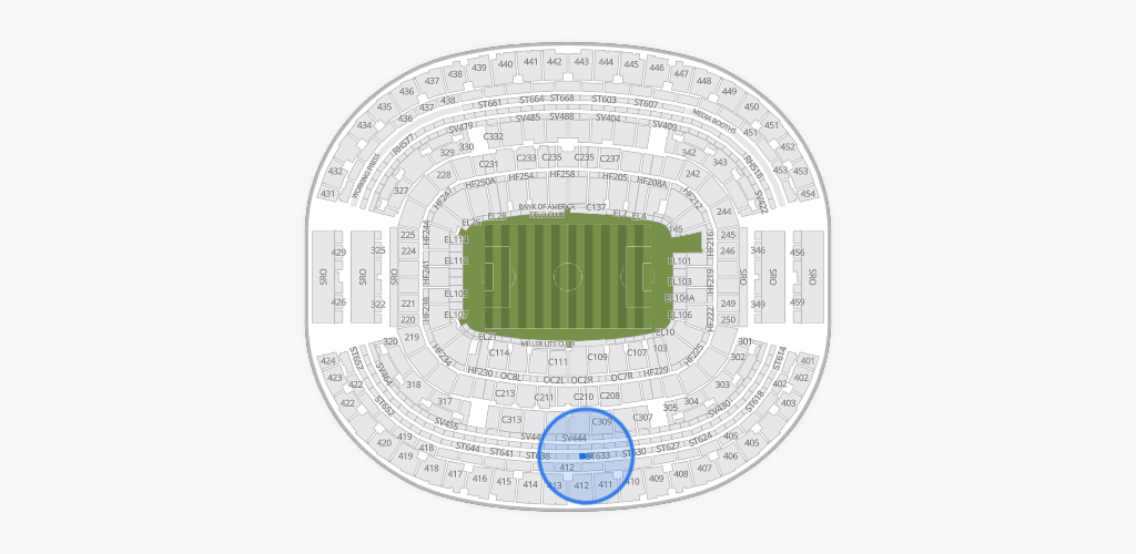 AT&T Stadium Seating Chart