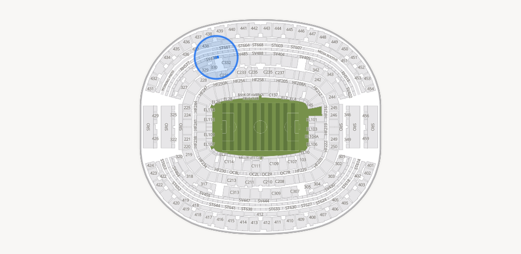 AT&T Stadium Seating Chart