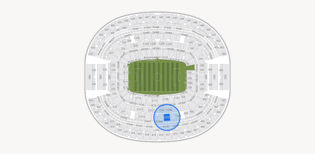 AT&T Stadium Seating Chart