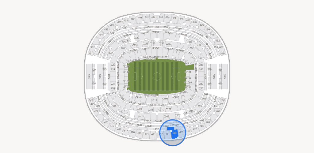 AT&T Stadium Seating Chart