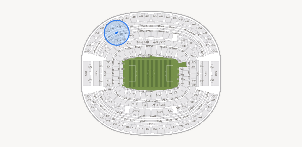 AT&T Stadium Seating Chart