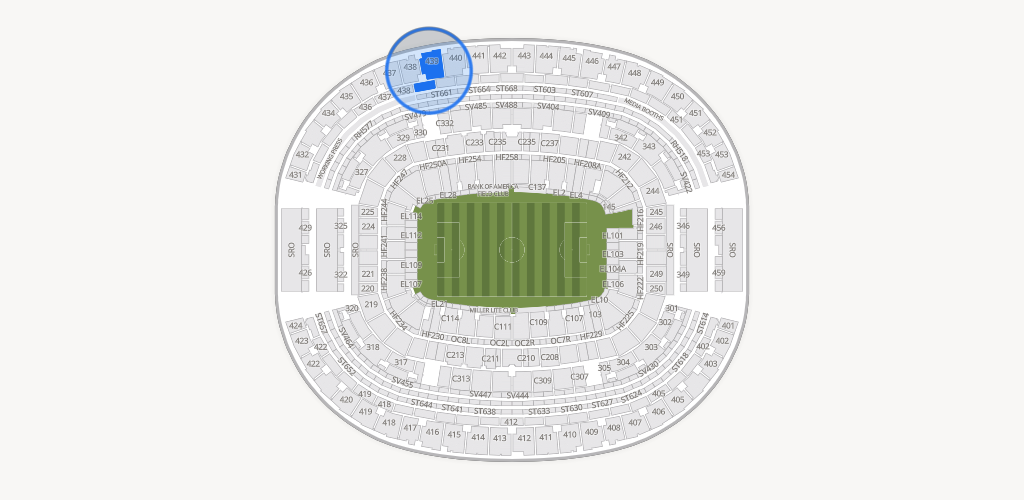 AT&T Stadium Seating Chart