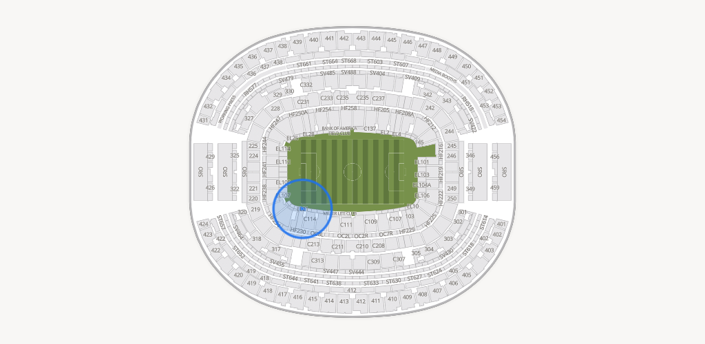 AT&T Stadium Seating Chart
