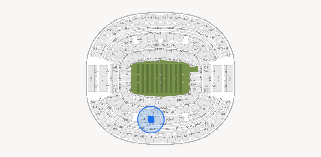 AT&T Stadium Seating Chart