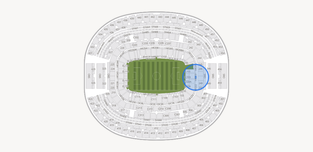 AT&T Stadium Seating Chart