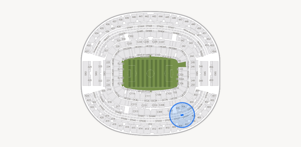 AT&T Stadium Seating Chart
