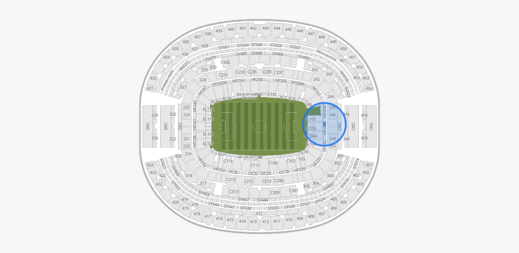 AT&T Stadium Seating Chart