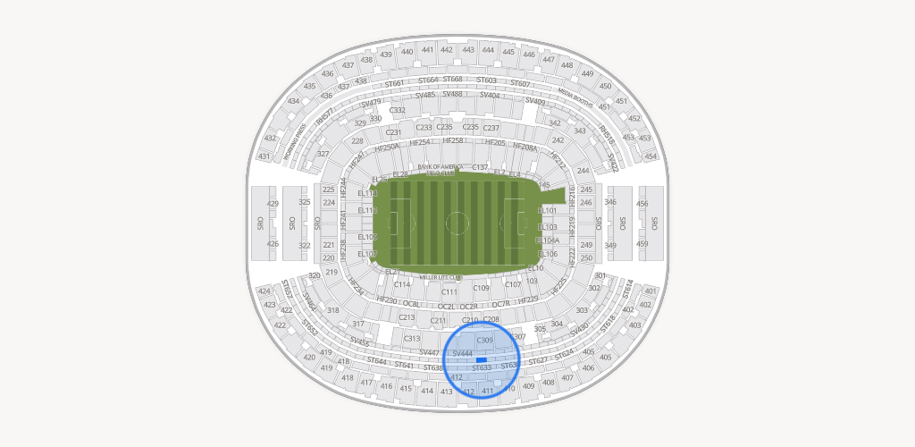 AT&T Stadium Seating Chart