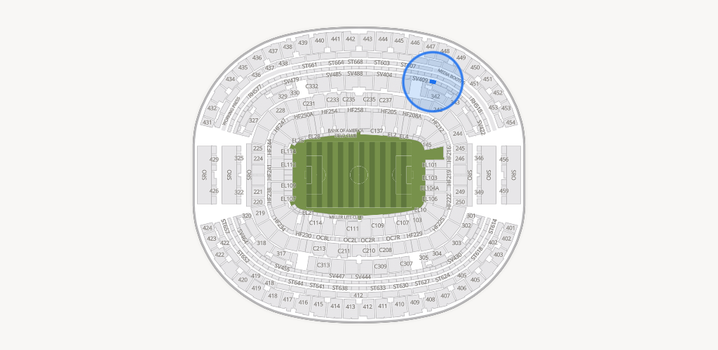 AT&T Stadium Seating Chart