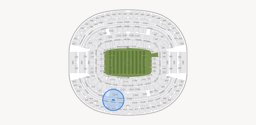 AT&T Stadium Seating Chart