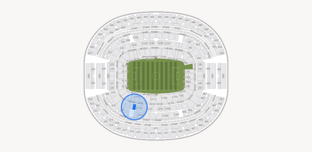 AT&T Stadium Seating Chart