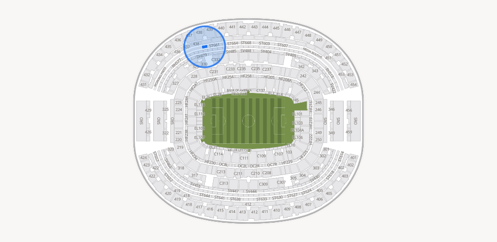 AT&T Stadium Seating Chart