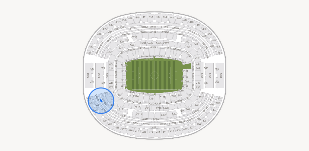 AT&T Stadium Seating Chart