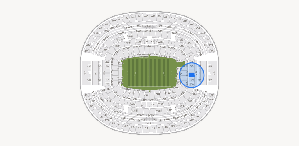 AT&T Stadium Seating Chart